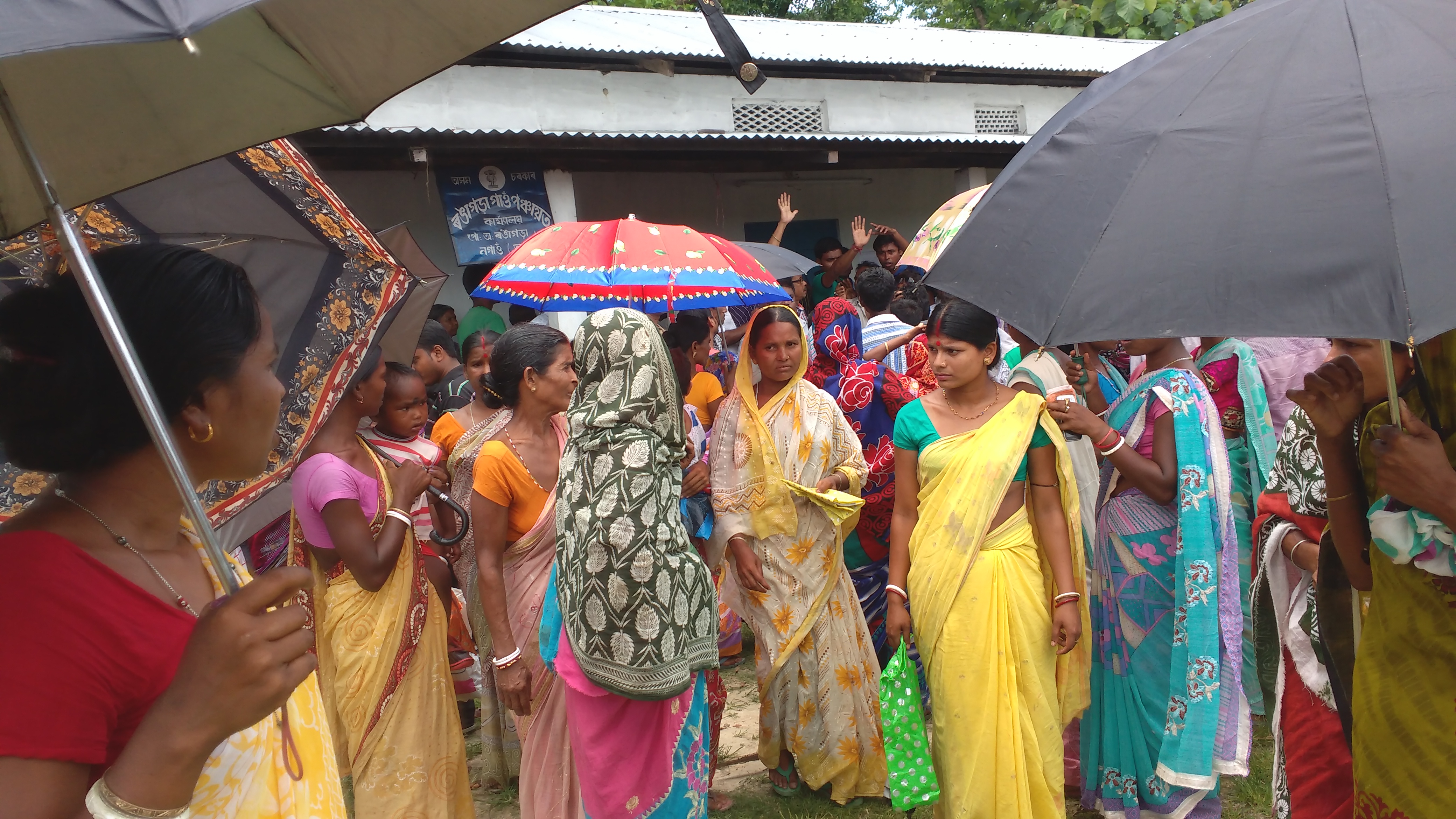 Women at the panchayat office