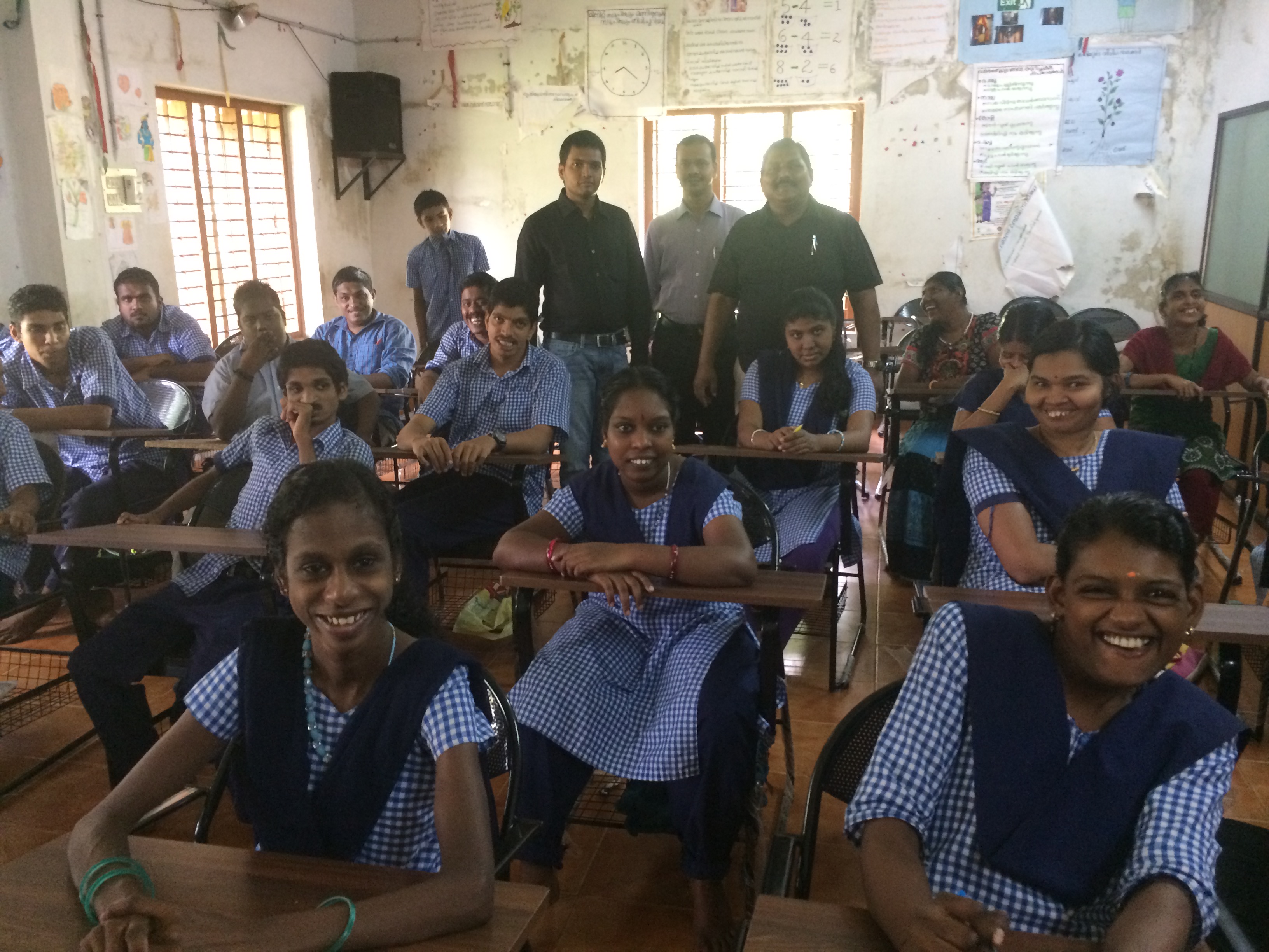 Visit to BUDS school by OLM team 