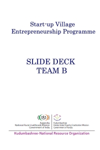 TEAM B, Slide Deck